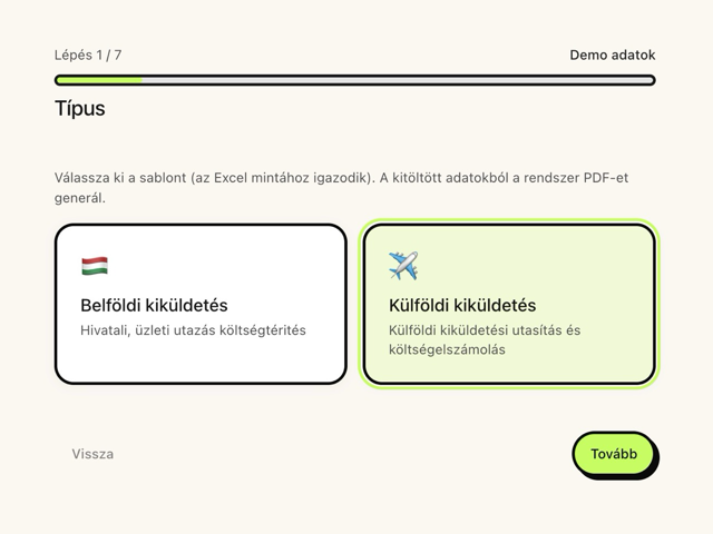 Kikuldetespdf generátor előnézet 2